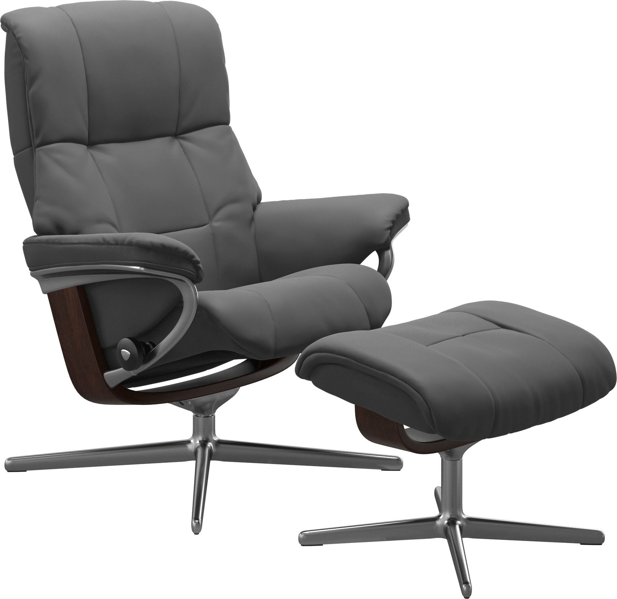 Stressless® Relaxsessel Mayfair, mit Cross Base, Größe S, M & L, Holzakzent Braun