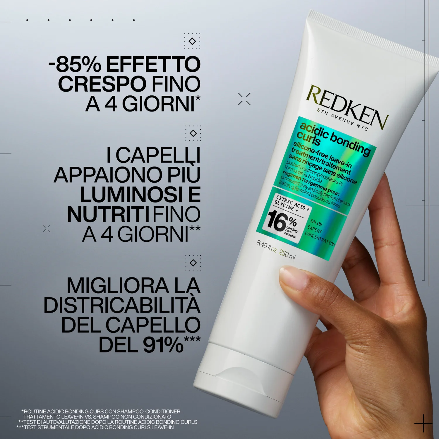 Tratamiento sin enjuague Acidic Bonding Curls sin silicona - Crema para peinar y dar acabado al cabello, acondicionador sin enjuague