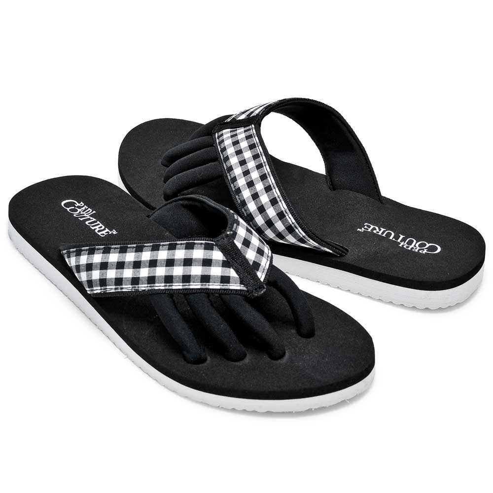 Pedi Couture Spa Black/White Gingham large