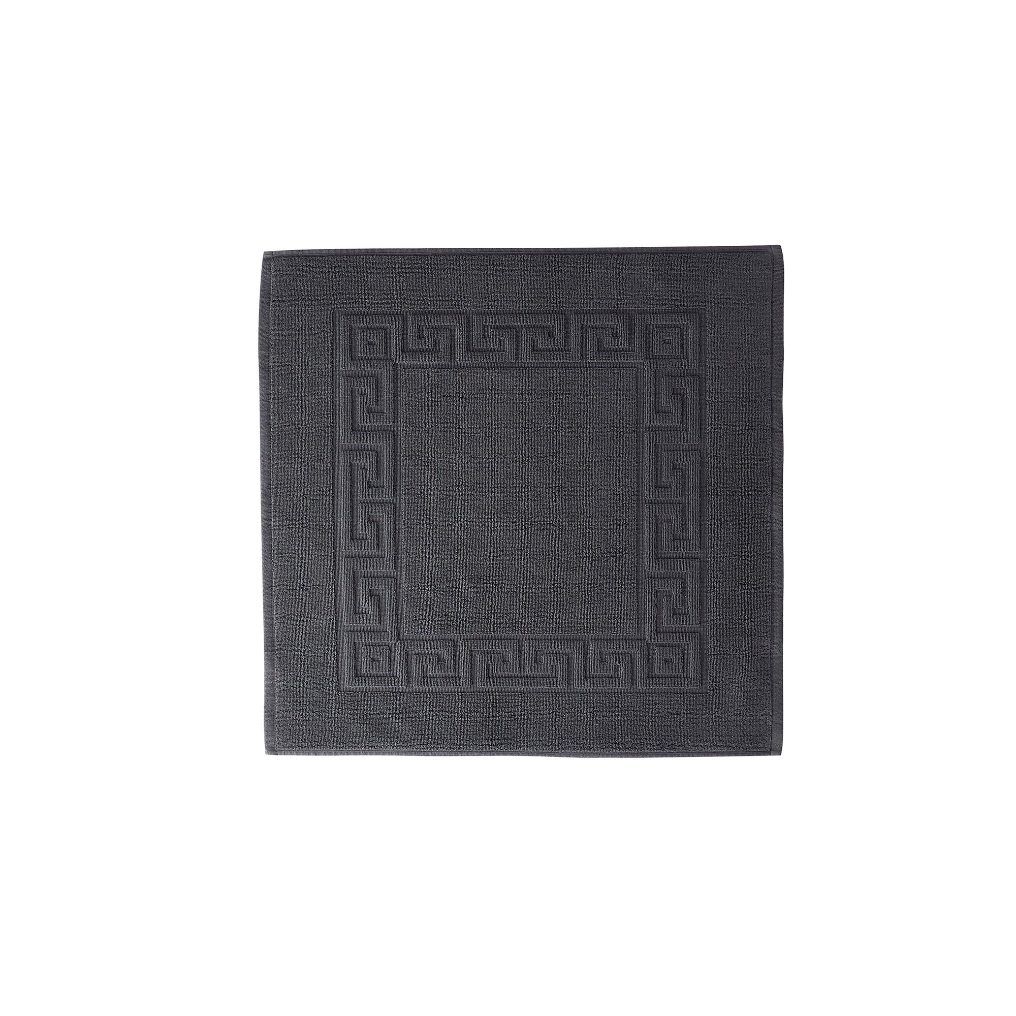 Tapis de bain éponge liteau motif frise grecque