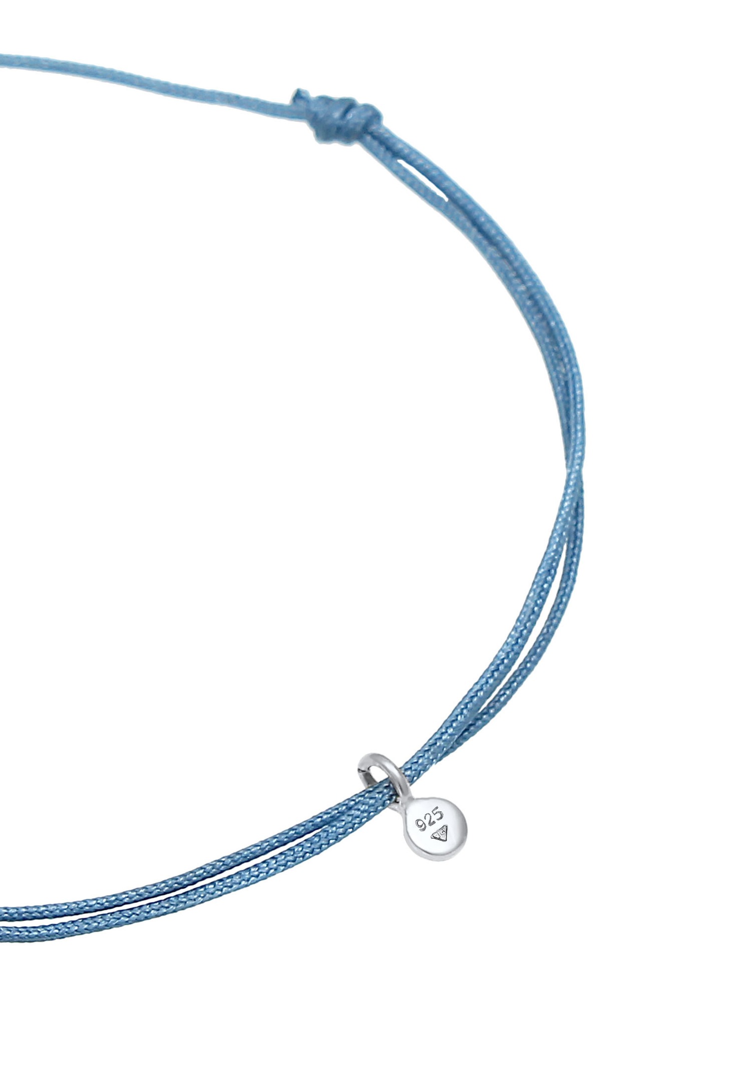 Dámske nylonové loptičky Elli, základné minimalistické, nastaviteľné, striebro 925
