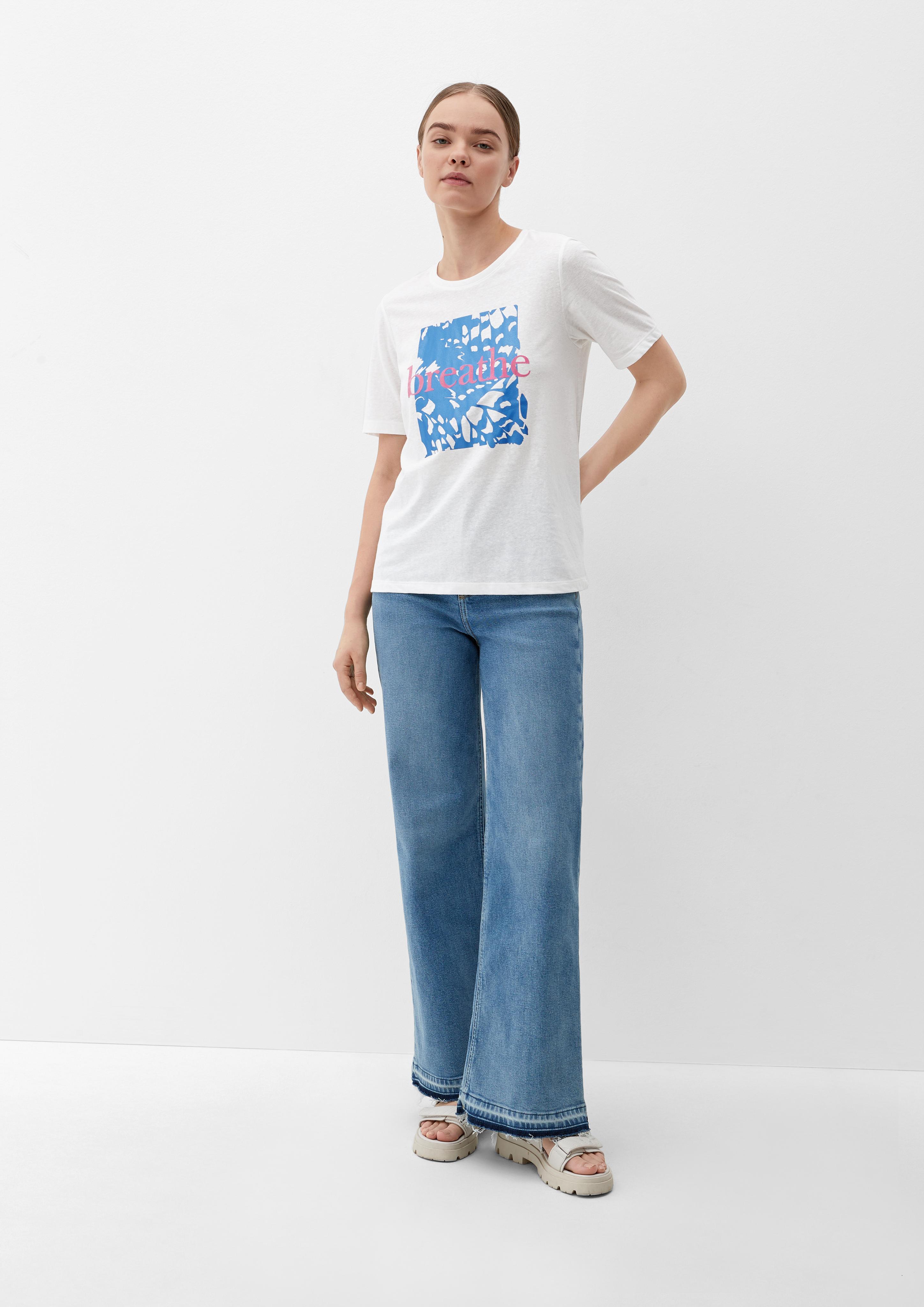 T-Shirt mit Frontprint  2130680-02D0