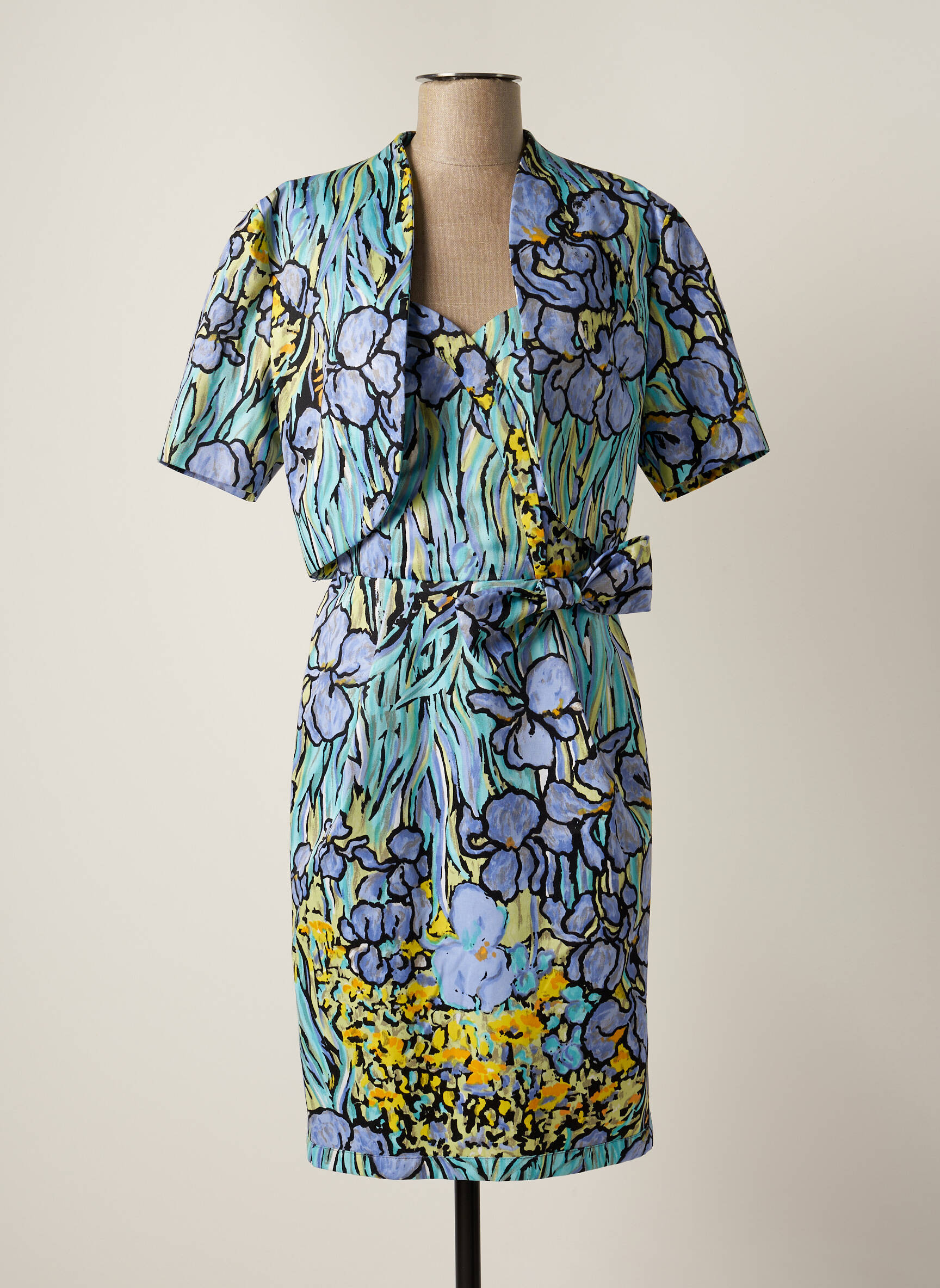 Platine Ensembles Robe Femme couleur bleu