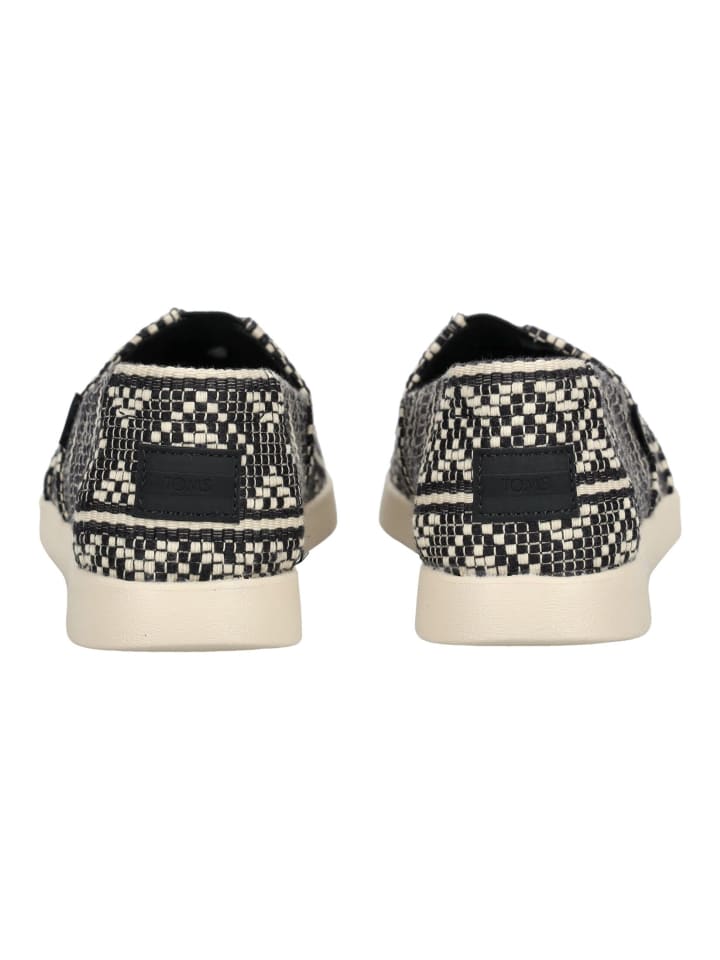 TOMS Slipper in Schwarz/Weiß günstig kaufen