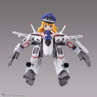 Macross Frontier TINY SESSION VF-25F MESSIAH VALKYRIE (ALTO USE) with SHERYL 10 cm