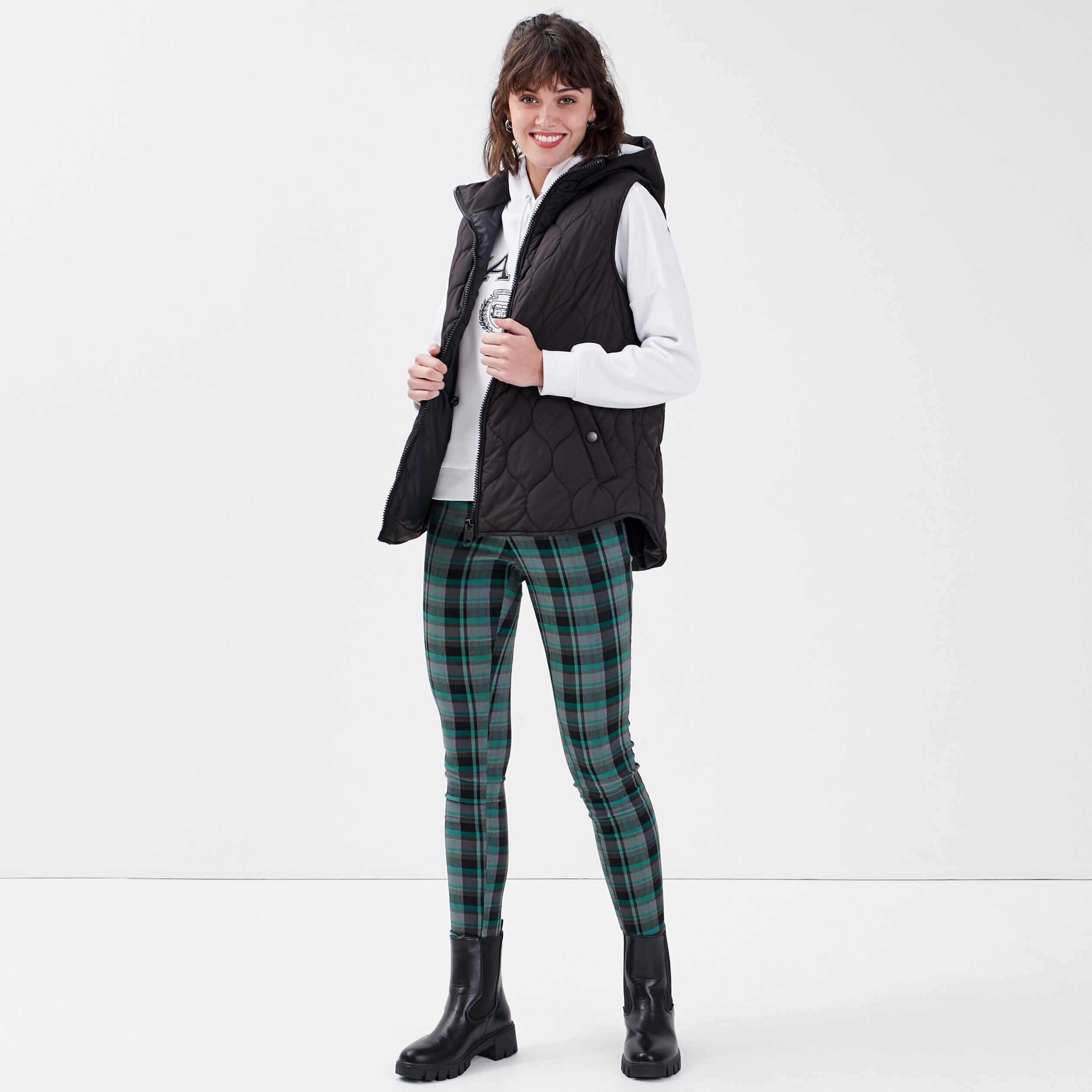 Tregging taille haute noir femme | Cache Cache