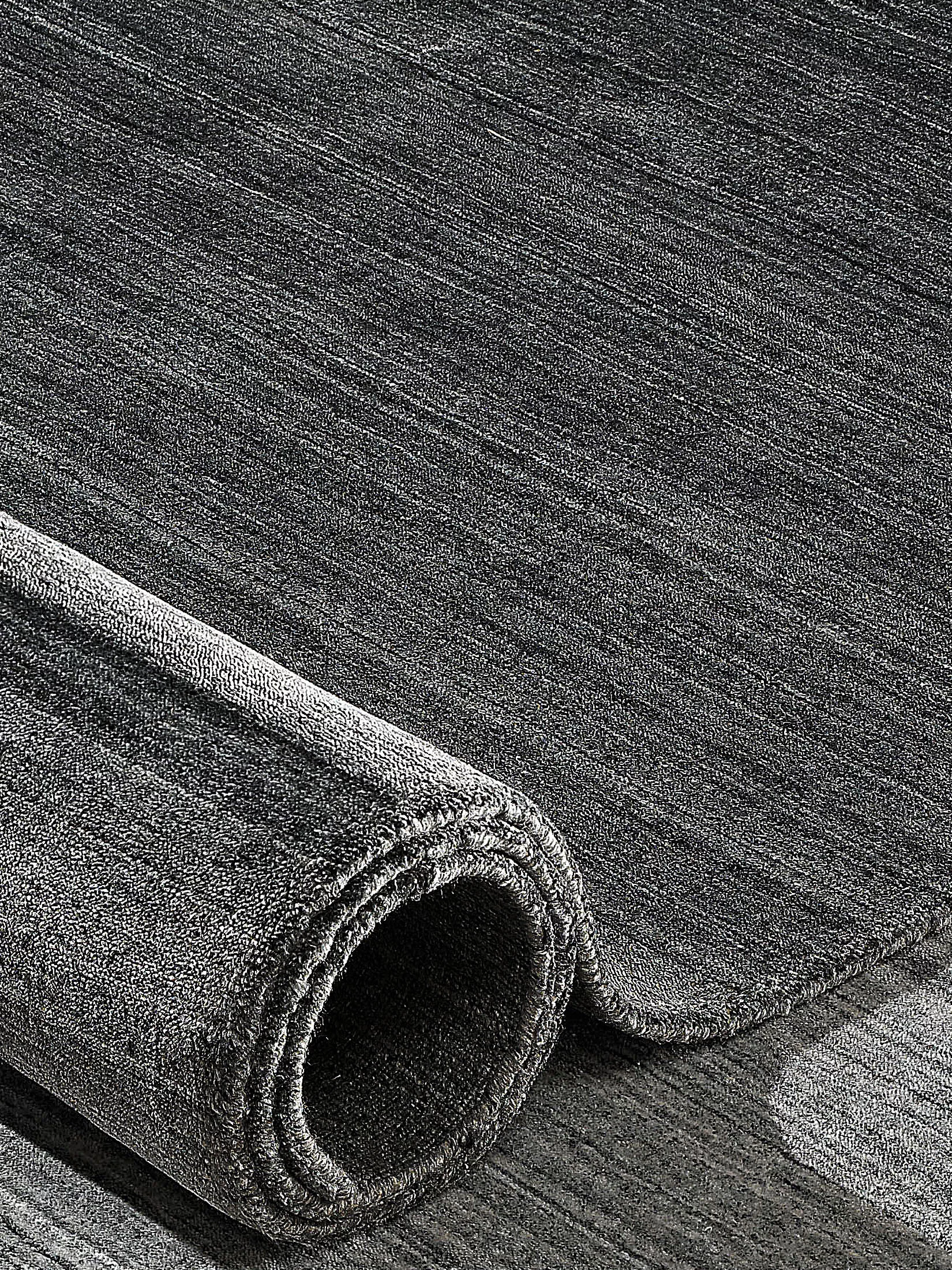 Rubino Uni-Teppich, Schiefer