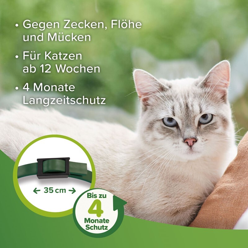 Beaphar Ungeziefer- & Zeckenschutz Beaphar Zecken- und Flohschutz Halsband für Katzen 35cm