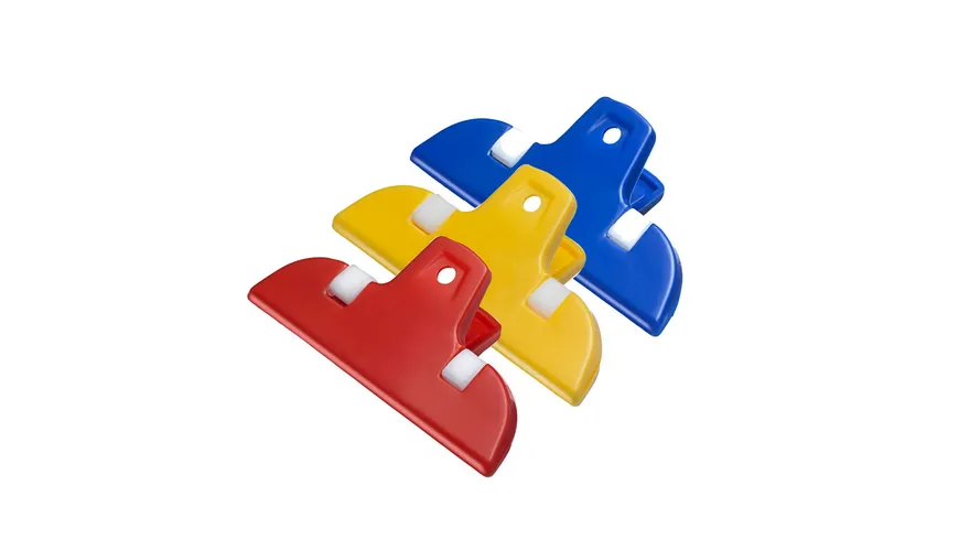 WESTMARK 3 Beutelclips »Mini« rot/grün/blau