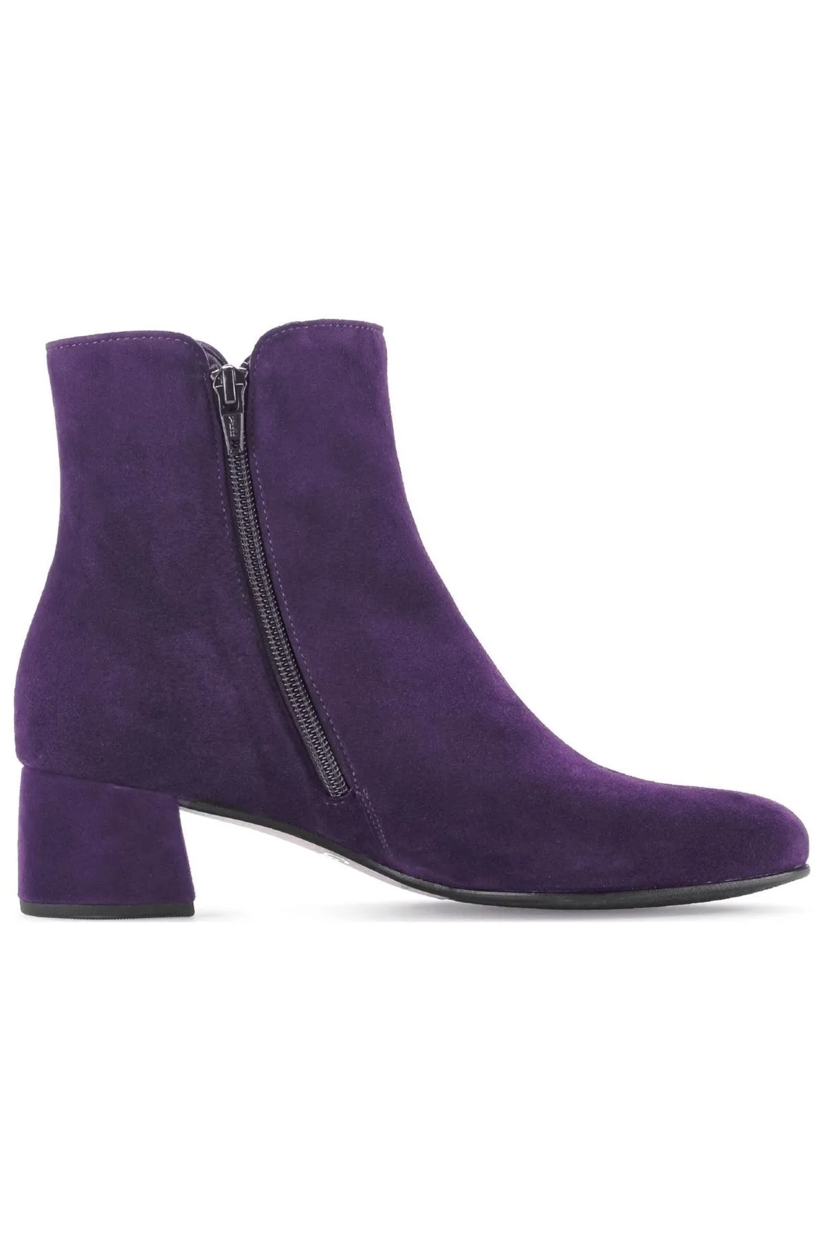 GABOR  Stiefelette - Lila - Blockabsatz