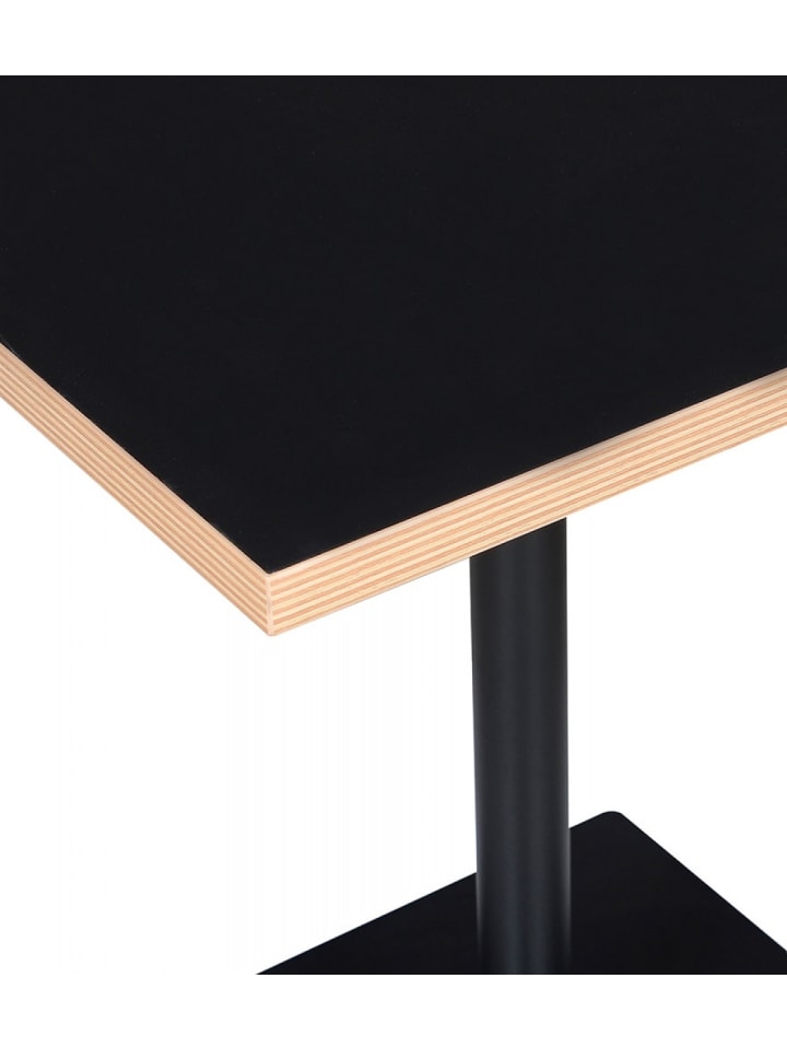 KADIMA DESIGN Esstisch Quadratisch 80x80 cm aus Holz mit Metallfuß | Modern in Schwarz günstig kaufen onesize
