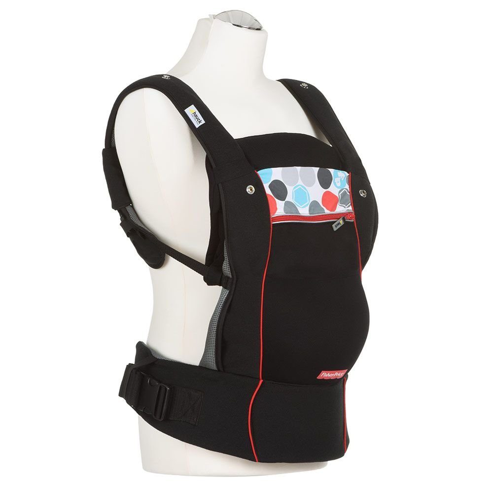 Fisher-Price® Babytrage Close to Me - Black, Bauchtrage ab Geburt bis 12kg