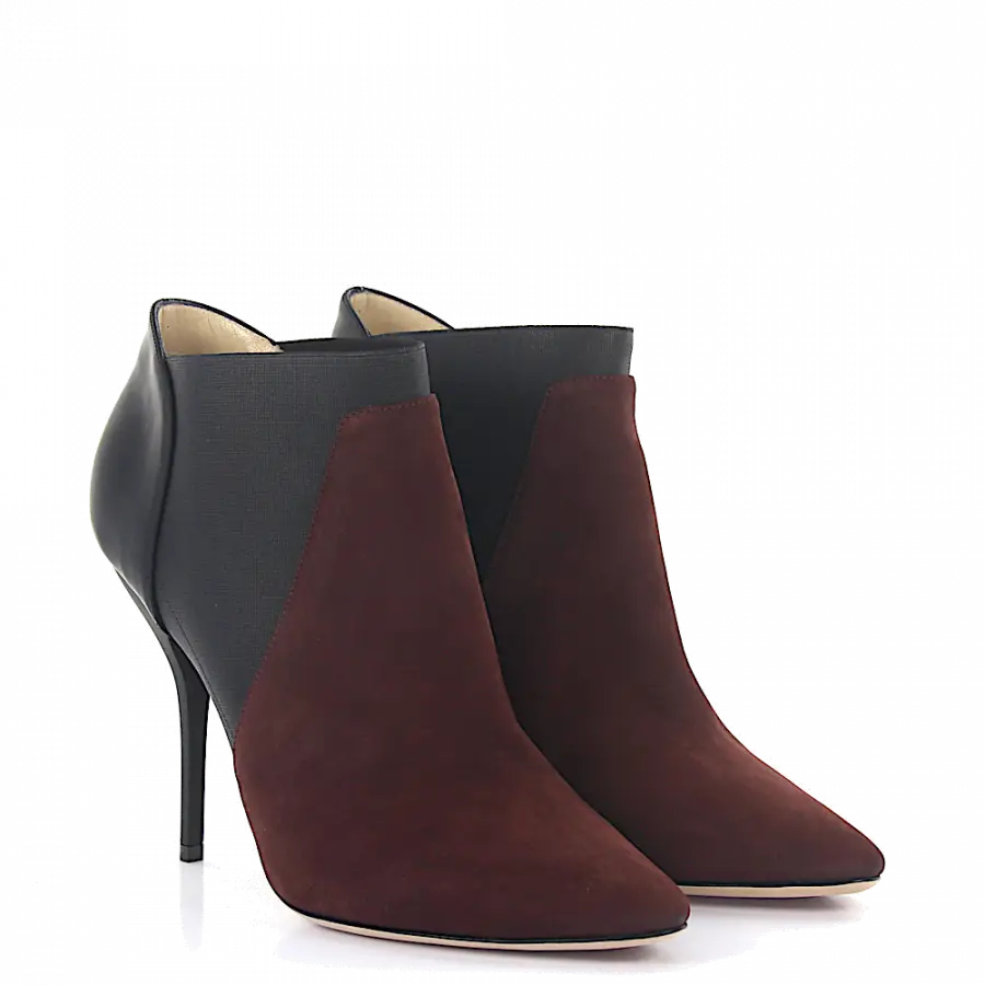 Jimmy Choo - Stiefeletten Deluxe Veloursleder - rot