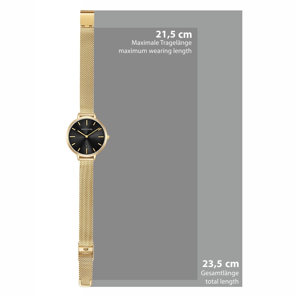 EASTSIDE Montre à quartz Classic en Or jaune Acier inoxydable en Or jaune Montre