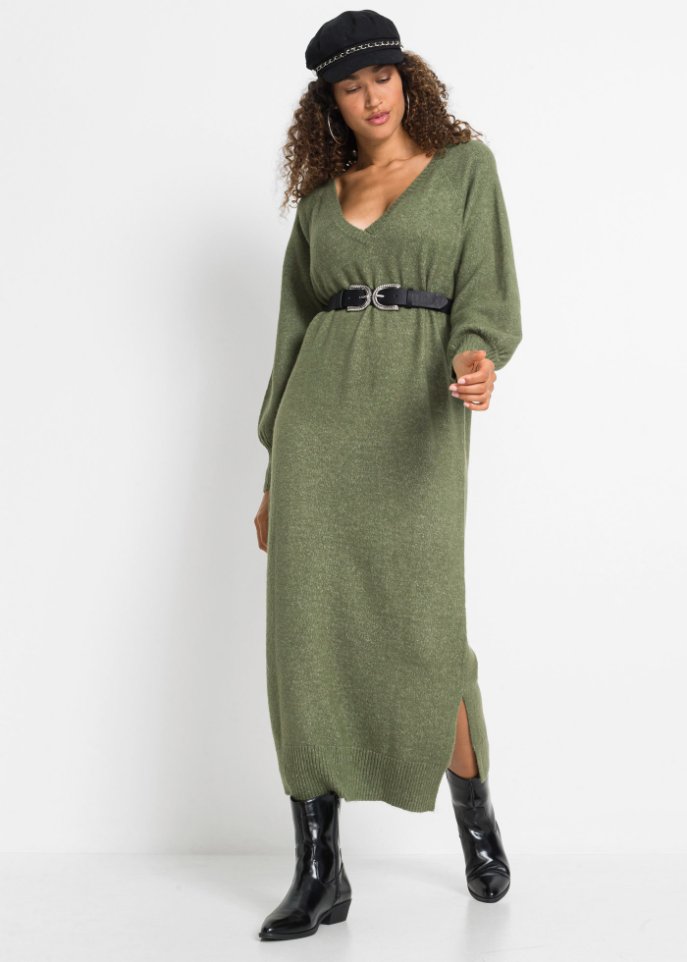 Oversized Strickkleid