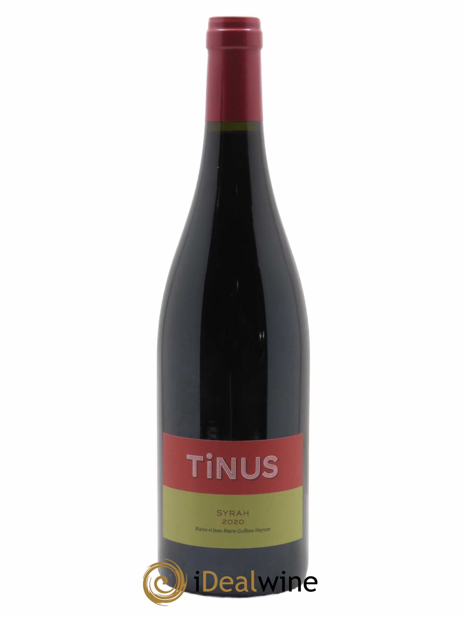 Vin de France Château des Tourettes Tinus Syrah Jean-Marie Guffens  2020 - Lot de 1 Bouteille