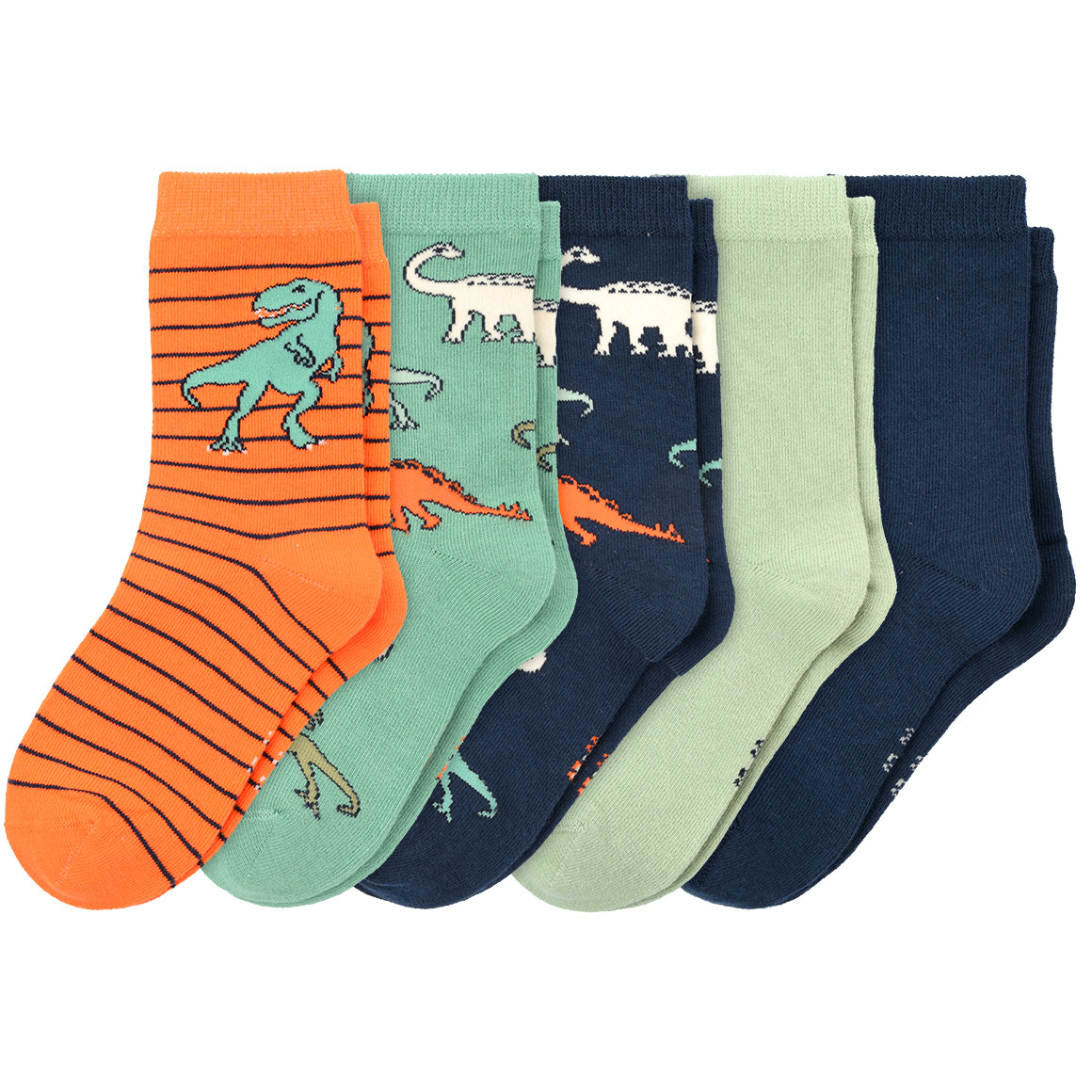 5 Paar Jungen Socken in verschiedenen Dessins