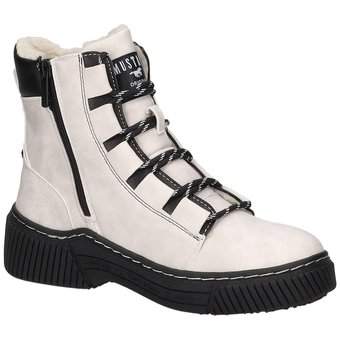 Mustang Stiefelette in weiß