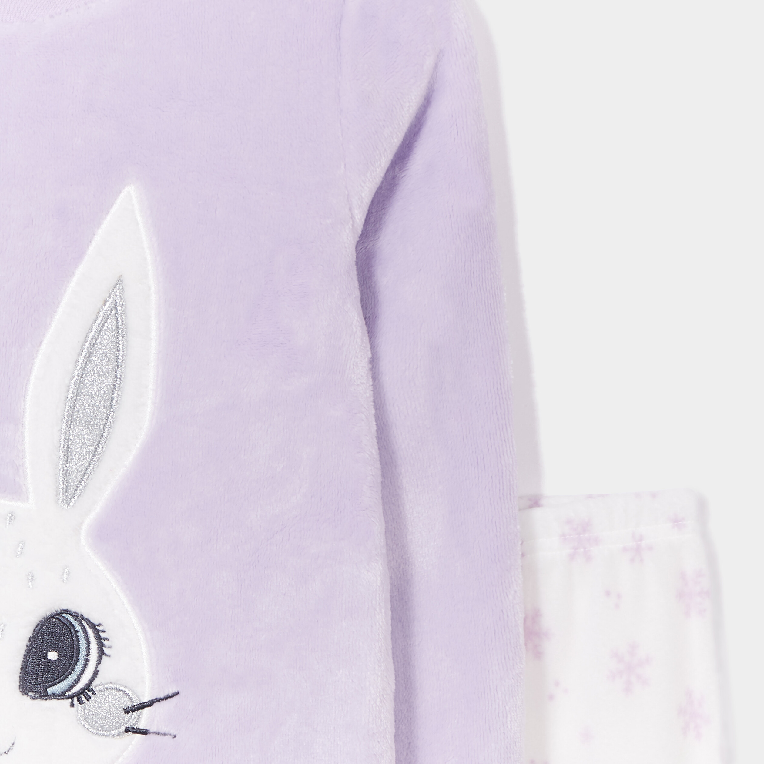 Ensemble pyjama pantalon pilou 2 pièces violet clair fille | La Halle