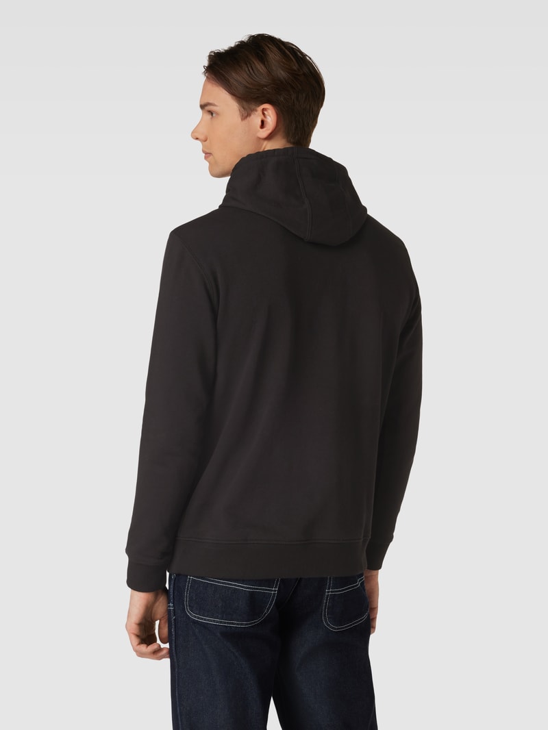 Hoodie mit Motiv-Print Modell 'BLOCK' in schwarz
