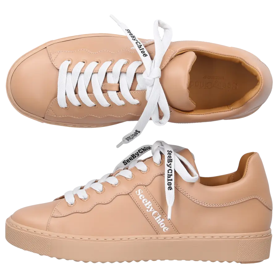 SEE BY CHLOÉ - Sneaker low ESSIE Kalbsleder - beige
