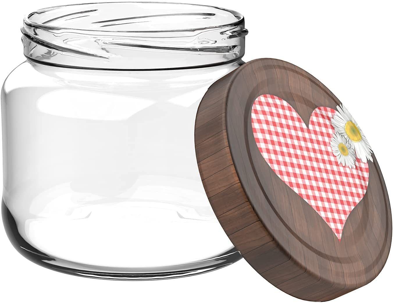 livessa Einmachglas livessa Einmachgläser - 250/330/425/540/720/890ml, Einmachgläser mit Deckel, Marmeladengläser, Einmachglas, Einweckgläser, (6-tlg)