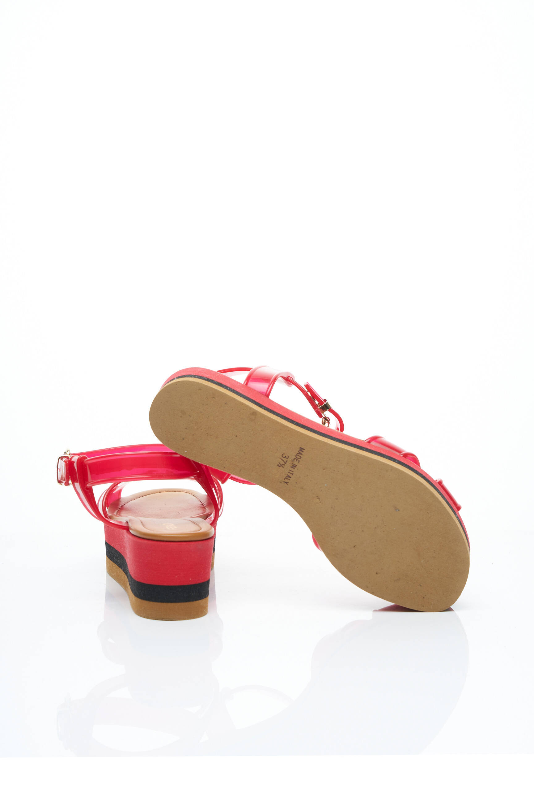 Fendi Sandales Nu Pieds Femme couleur rouge