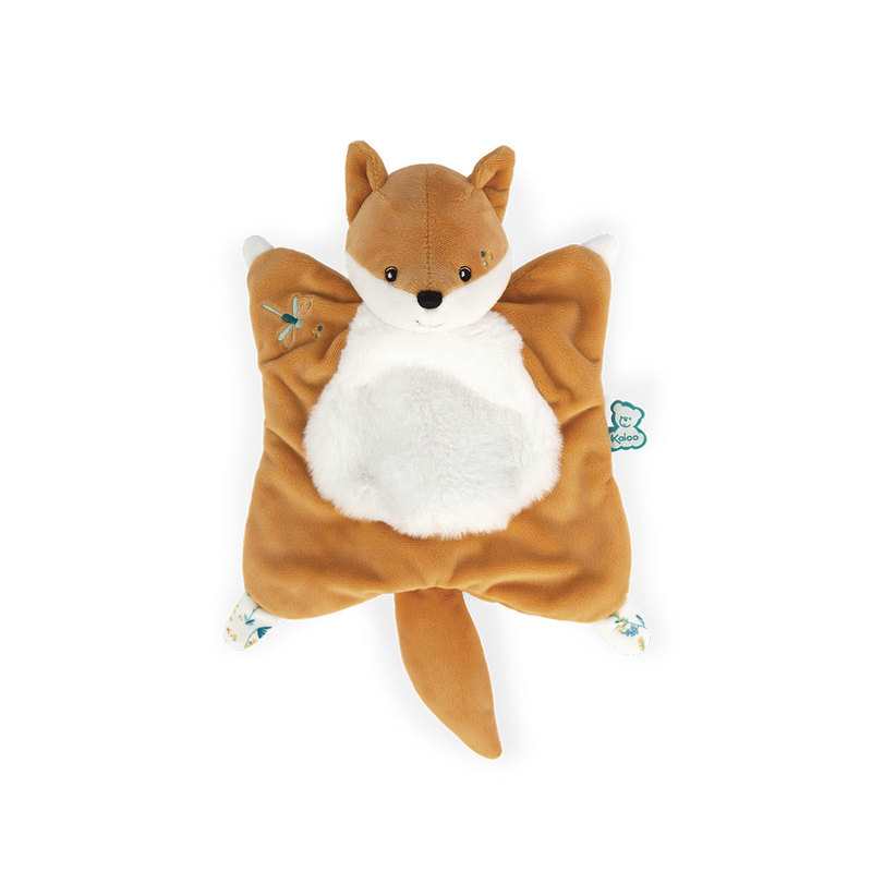 Doudou carré Léonard le renard Fripons 20 cm Kaloo