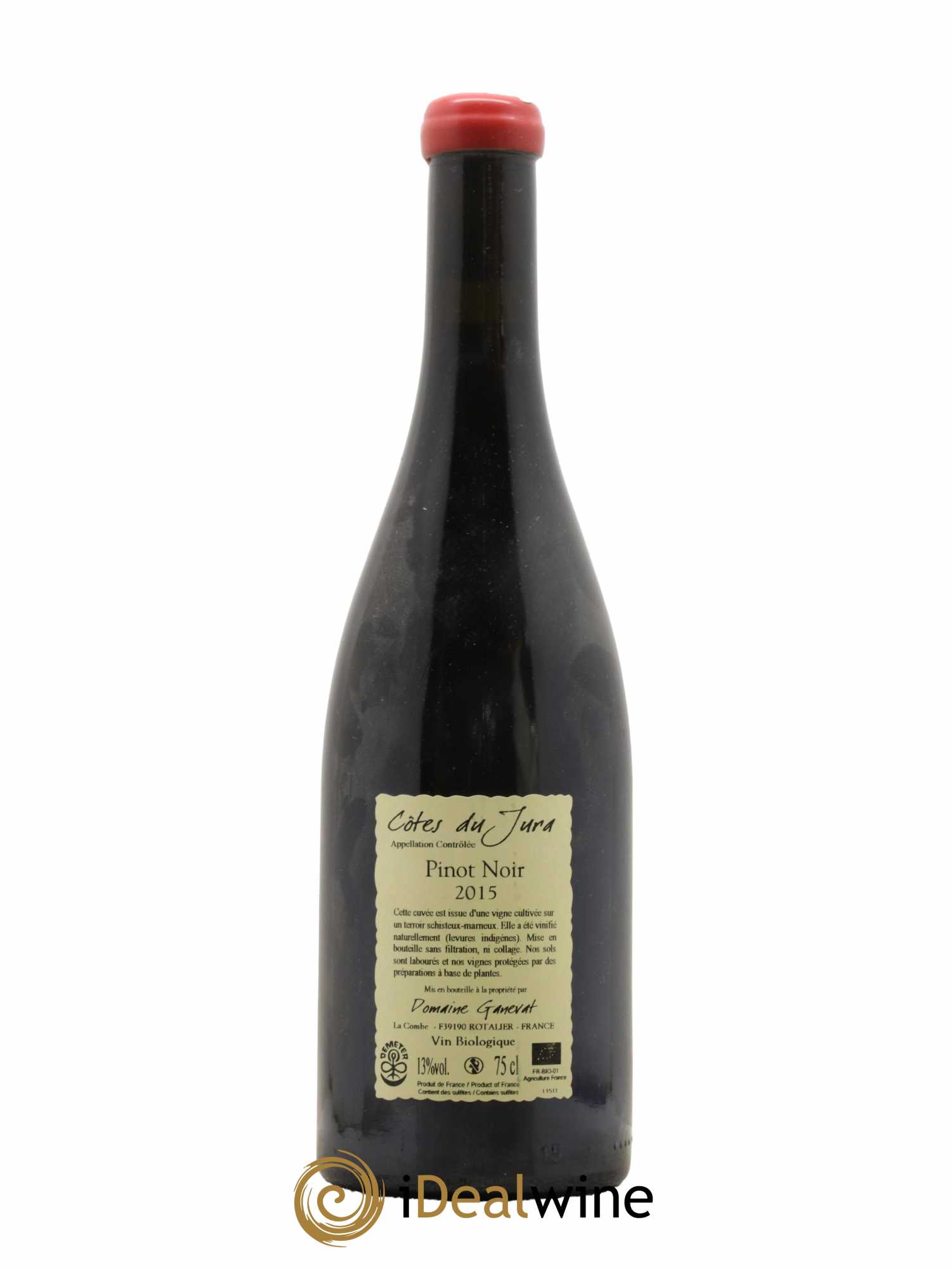 Côtes du Jura Pinot Noir En Billat Jean-François Ganevat (Domaine)  2015 - Lot de 1 Bouteille