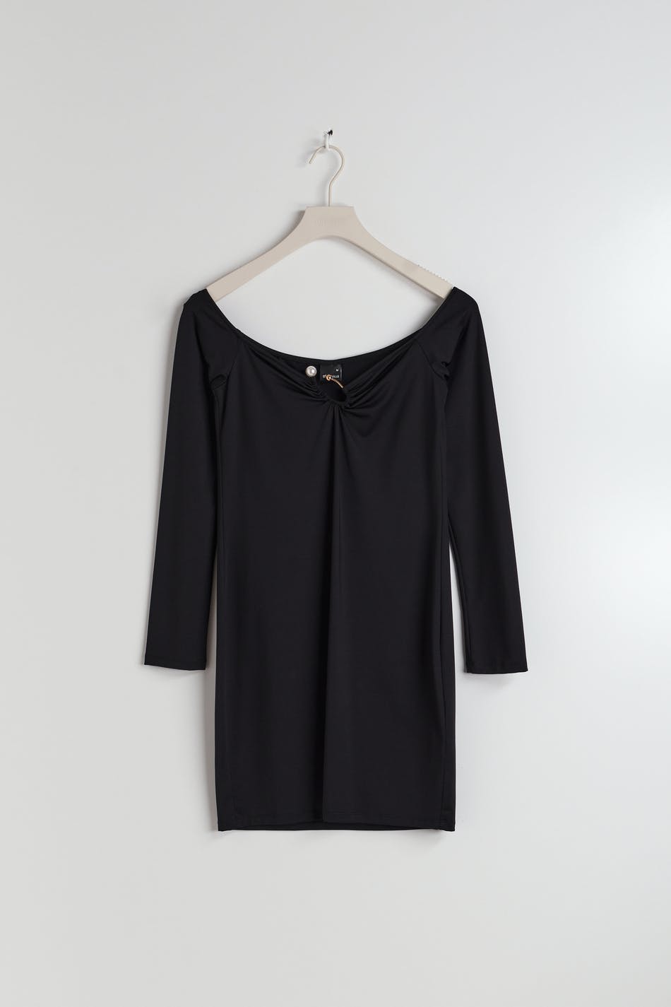 Ring detail off shoulder dress