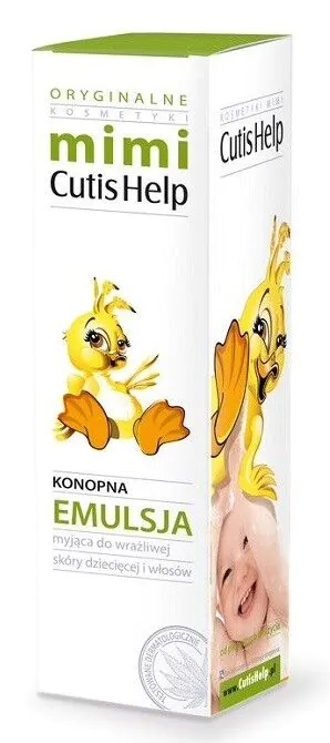 „CutisHelp Mimi Hemp“ emulsija vaikų kūnui ir plaukams plauti