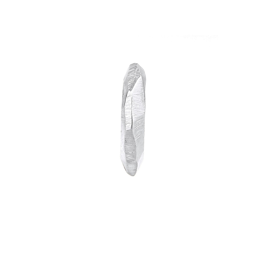 Elli Elli Boucles d'Oreilles Earcuff pour dames, aspect simple facette, en 925/1000 ar Boucles d'oreilles