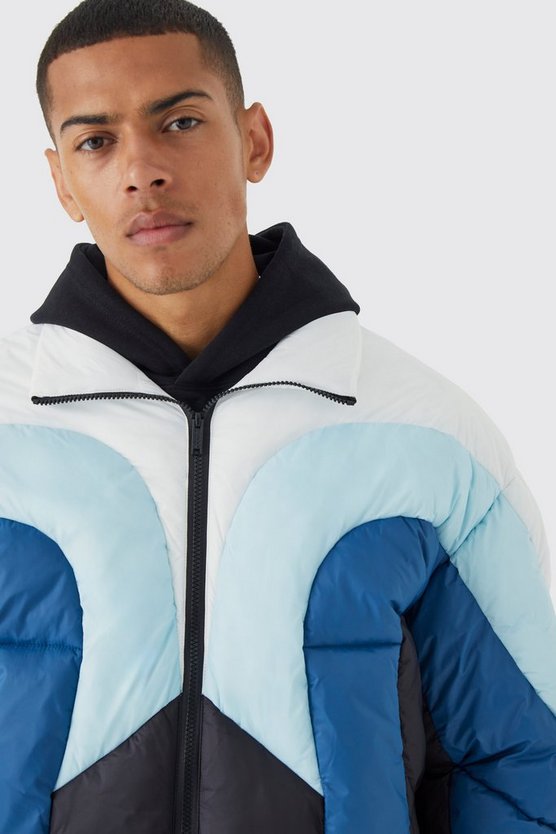 Colorblock Steppjacke
