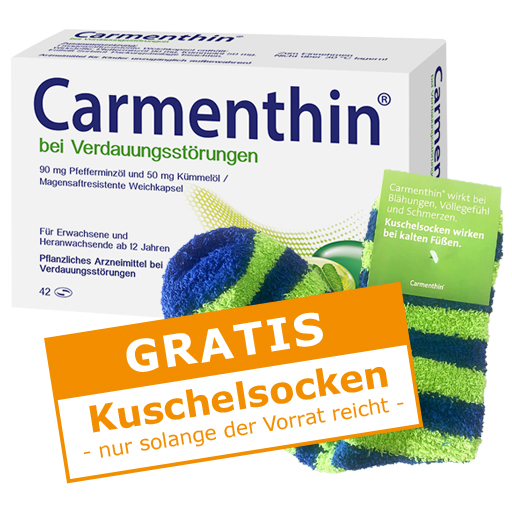 CARMENTHIN bei Verdauungsstörungen msr.Weichkaps.  42 St  magensaftresistente Weichkapsel
