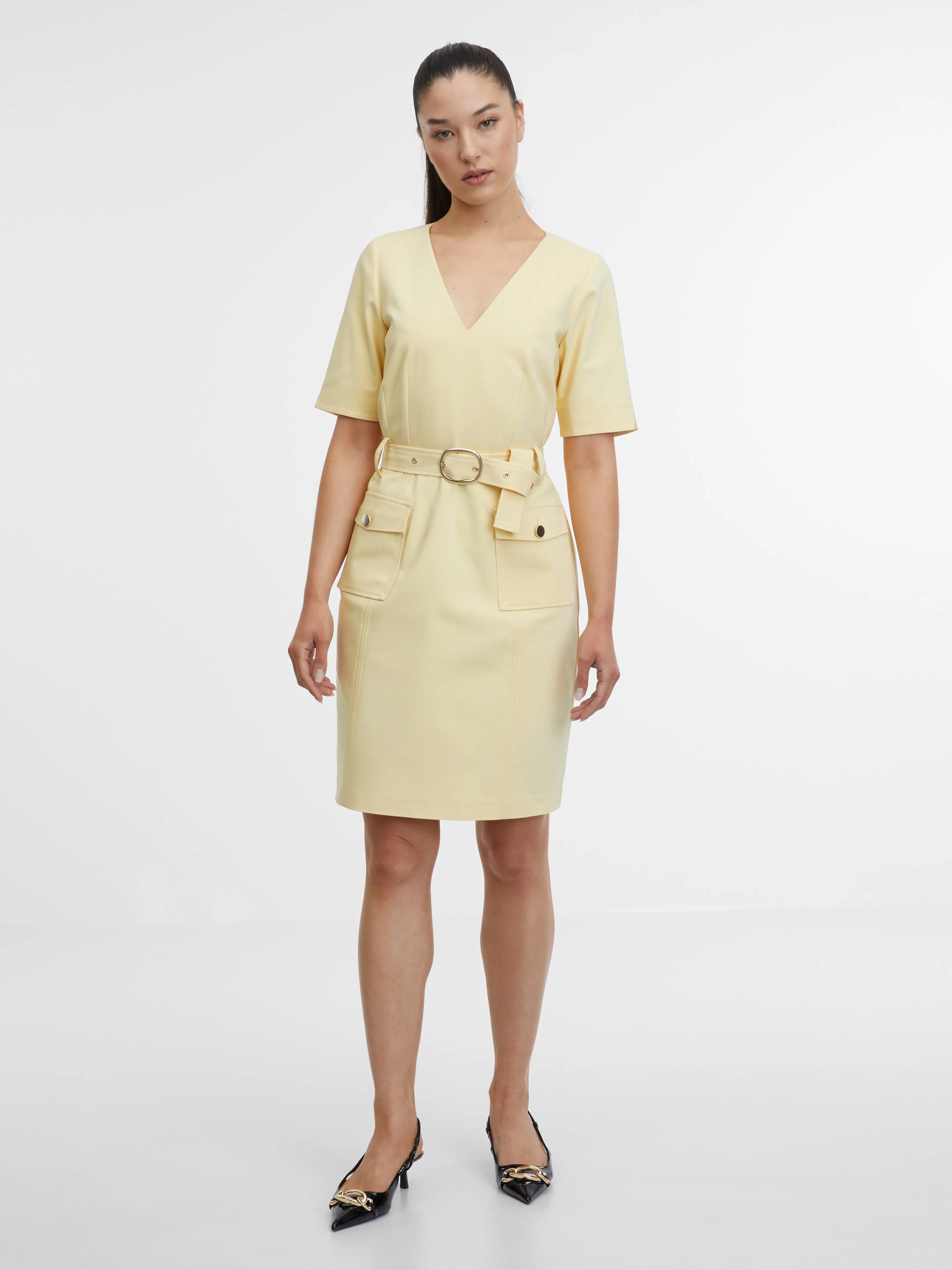 Gelbes Damenkleid ORSAY