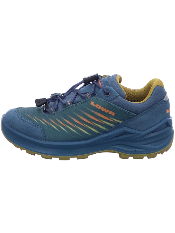LOWA Outdoorschuhe ZIRROX II GTX LO JR in petrol/senf günstig kaufen