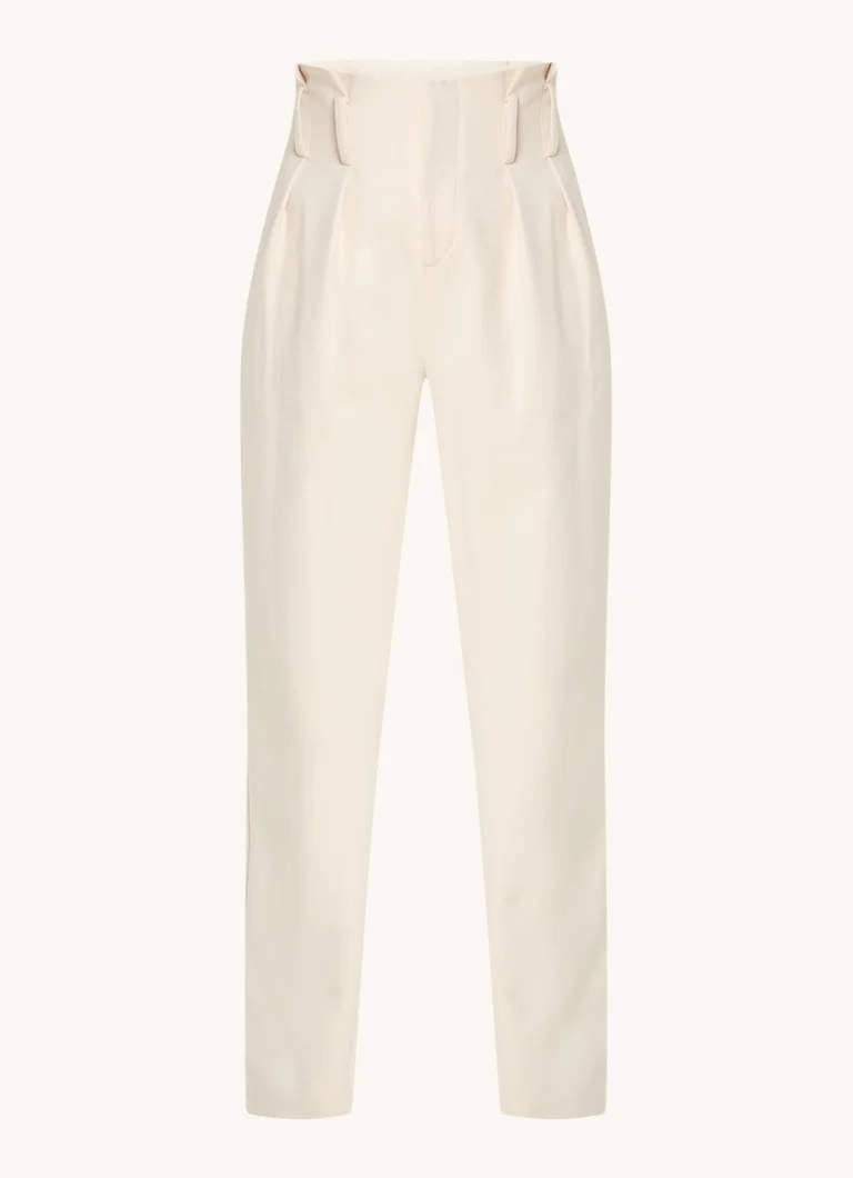 IRO  Kotel high waist straight fit pantalon met steekzakken