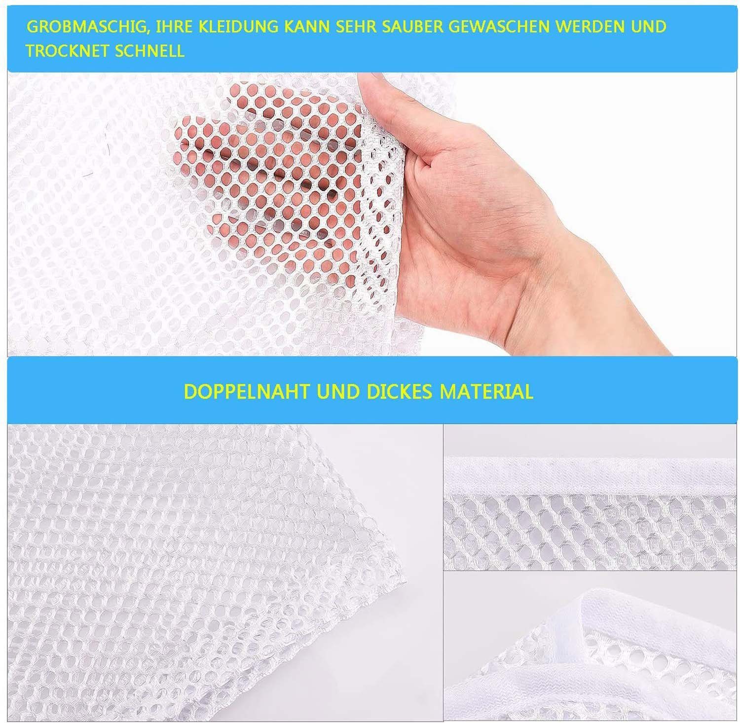 flowgoer Wäschesäckchen 4pcs Drawstring Wäschesack,(4-St., Leicht zu tragen), wiederverwendbar und langlebig
