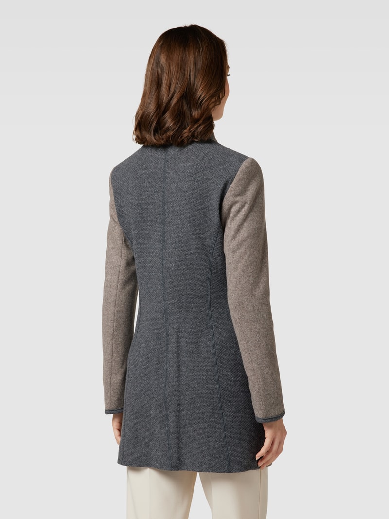 Longblazer mit Pattentaschen in anthrazit