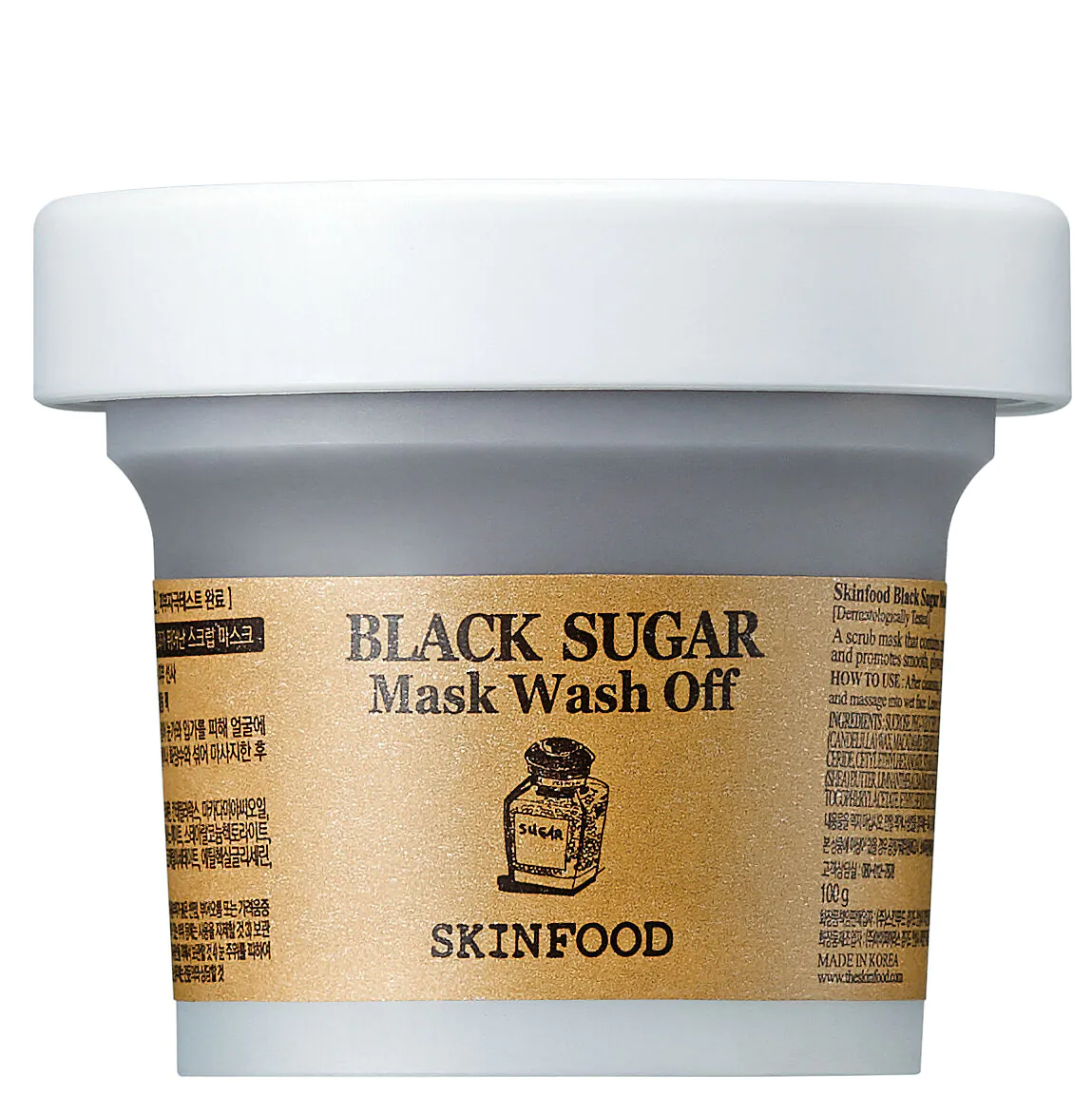 Skinfood sort sukkermaske 100g