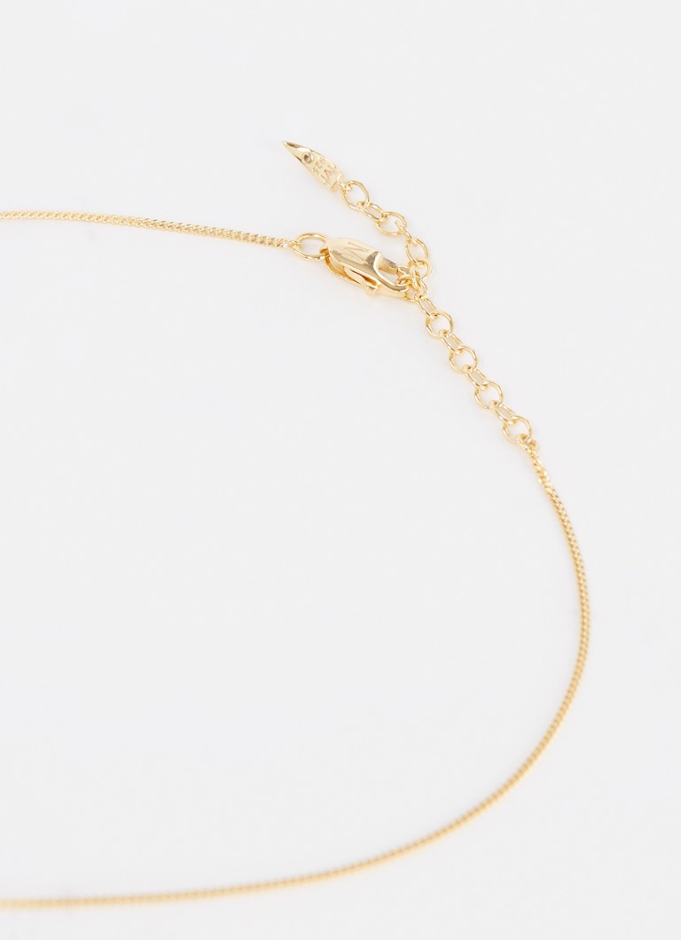 Missoma Atom necklace plated with zirconia