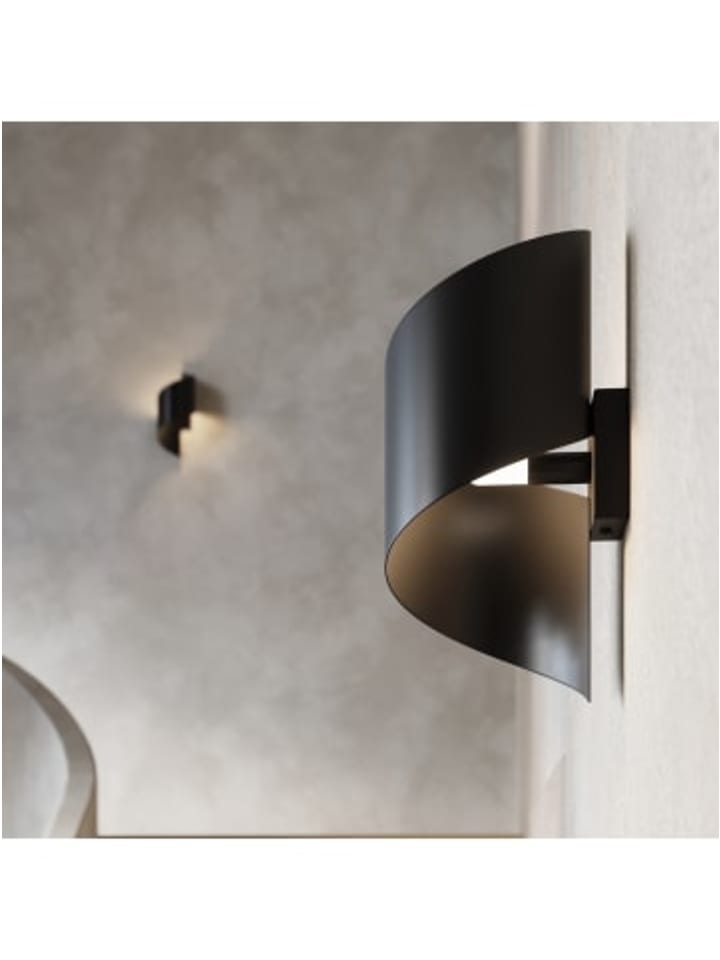Nice Lamps Wandleuchte ZUREA Schwarz H 55 günstig kaufen onesize