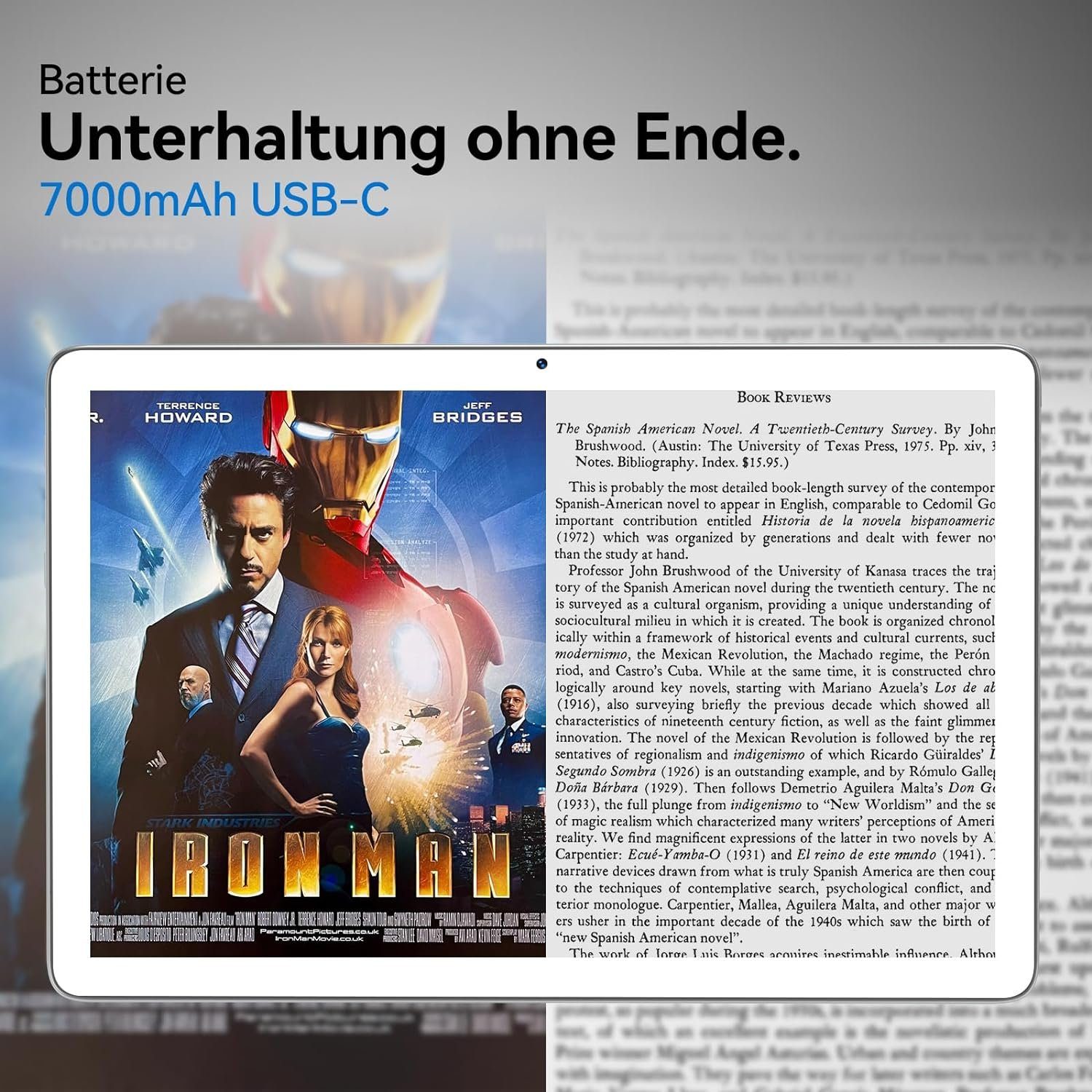 KADYBE ‎D115 Tablet (128 GB, Android 12, 5G Tablet mit Tastatur, Maus, Google-Zertifizierung, 1.8GHz, 7000mAh)