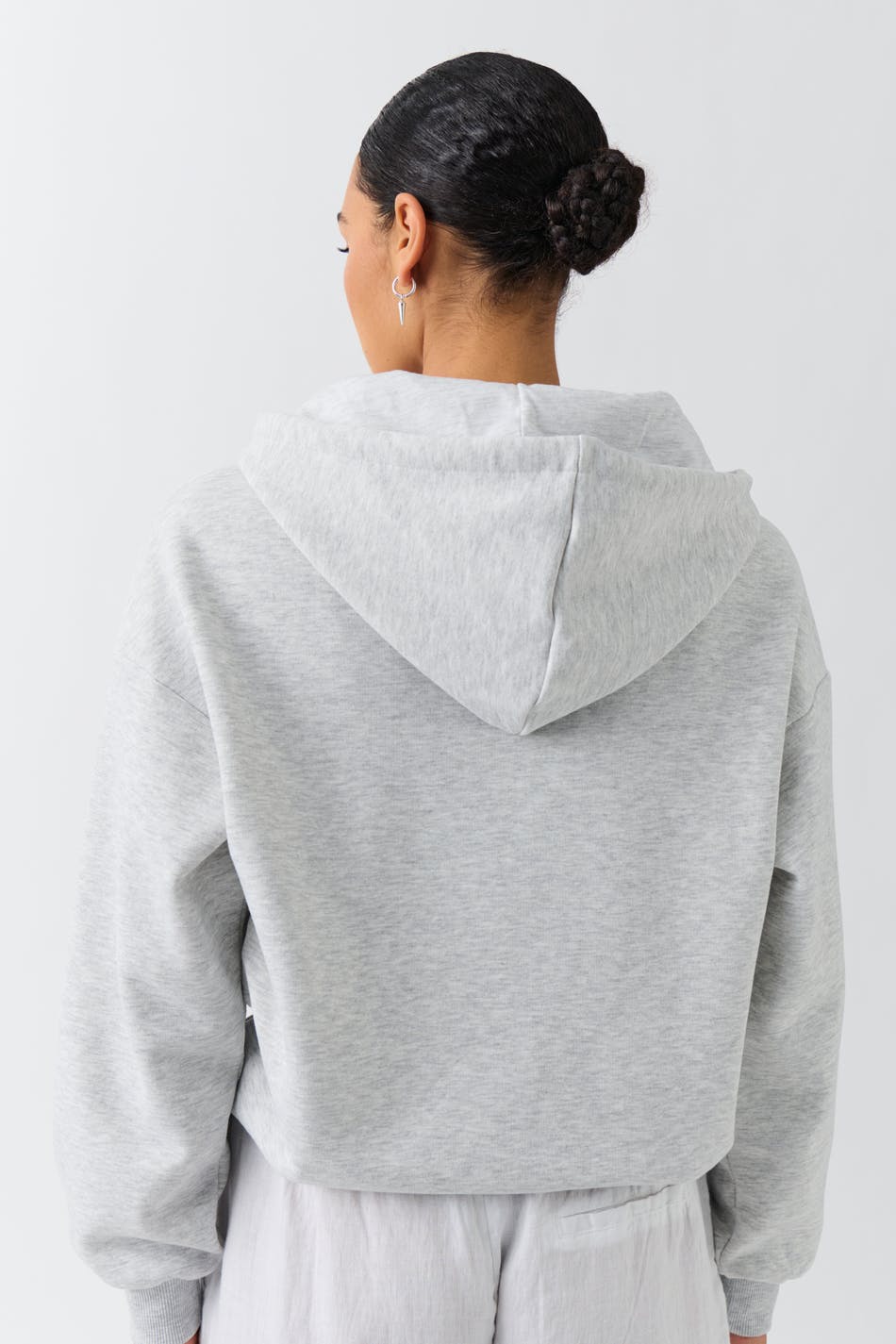 Oversized zip hoodie