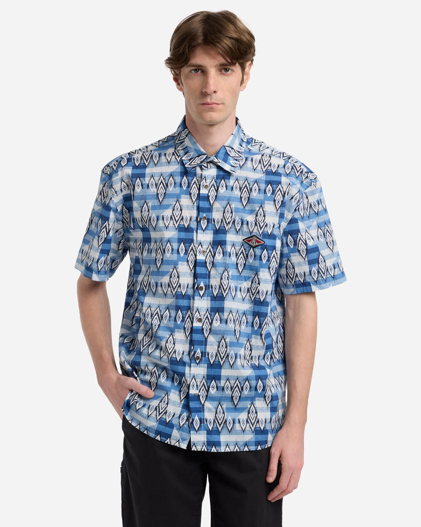 Plážová mikina s medveďom Camicia M BM403S25-509A