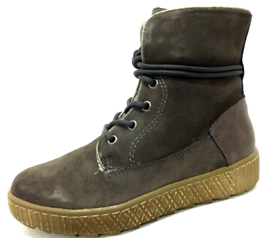 JANA Schnür-Stiefeletten braun cigar