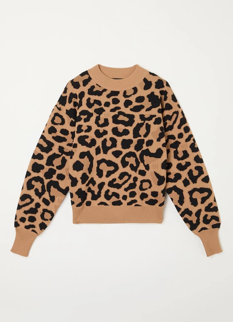 Maglione con stampa leopardata Ocelot di NIK&NIK
