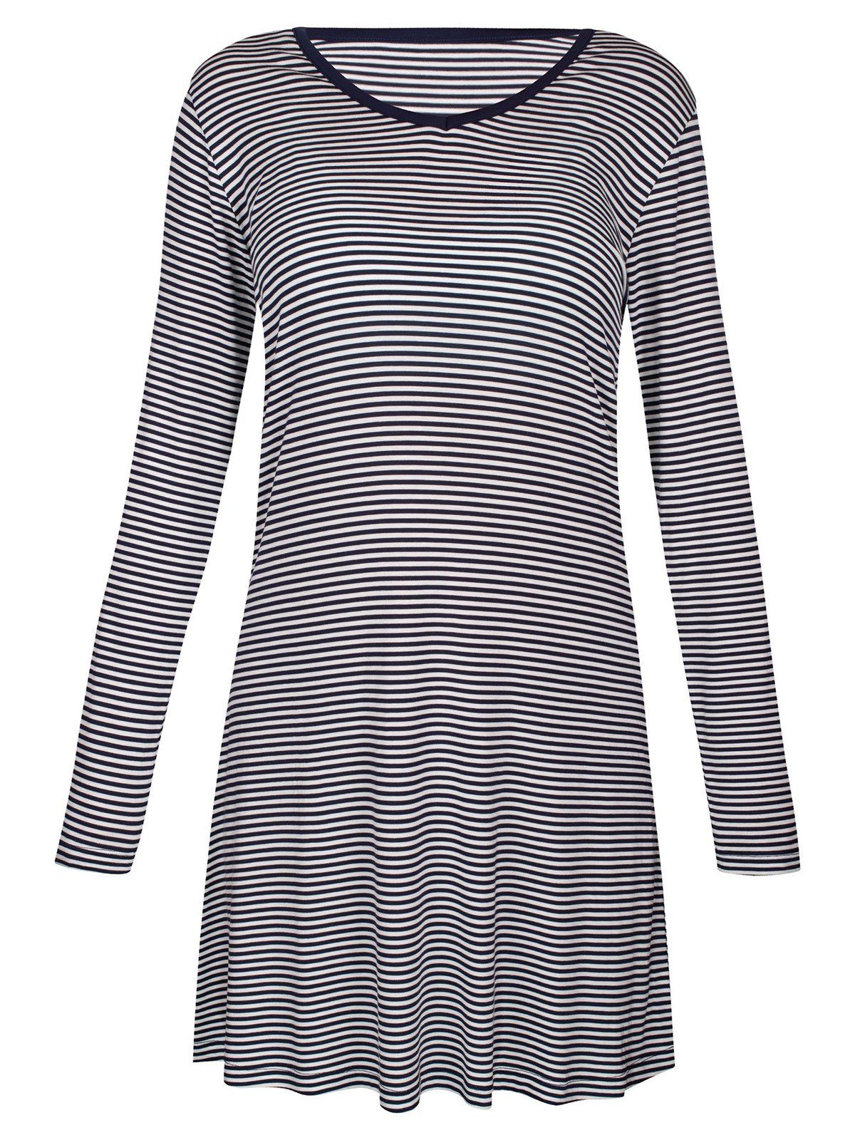 Sassa Nachthemd Nachthemd Casual Comfort Stripe (Stück, 1-tlg) -