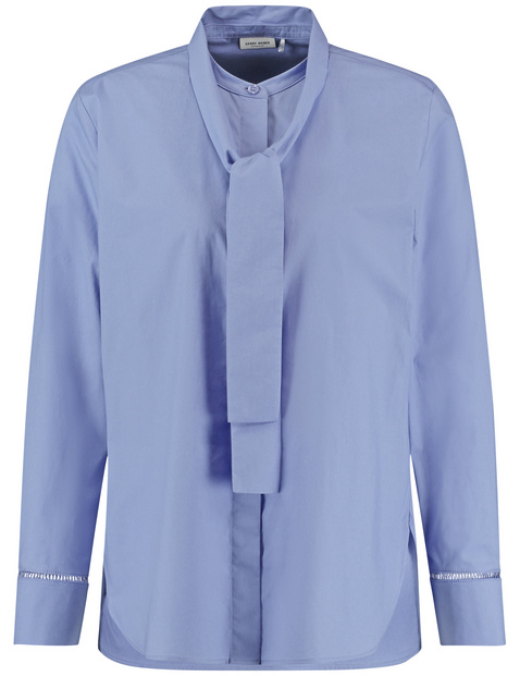 Elegante Schluppenbluse aus nachhaltiger Baumwolle