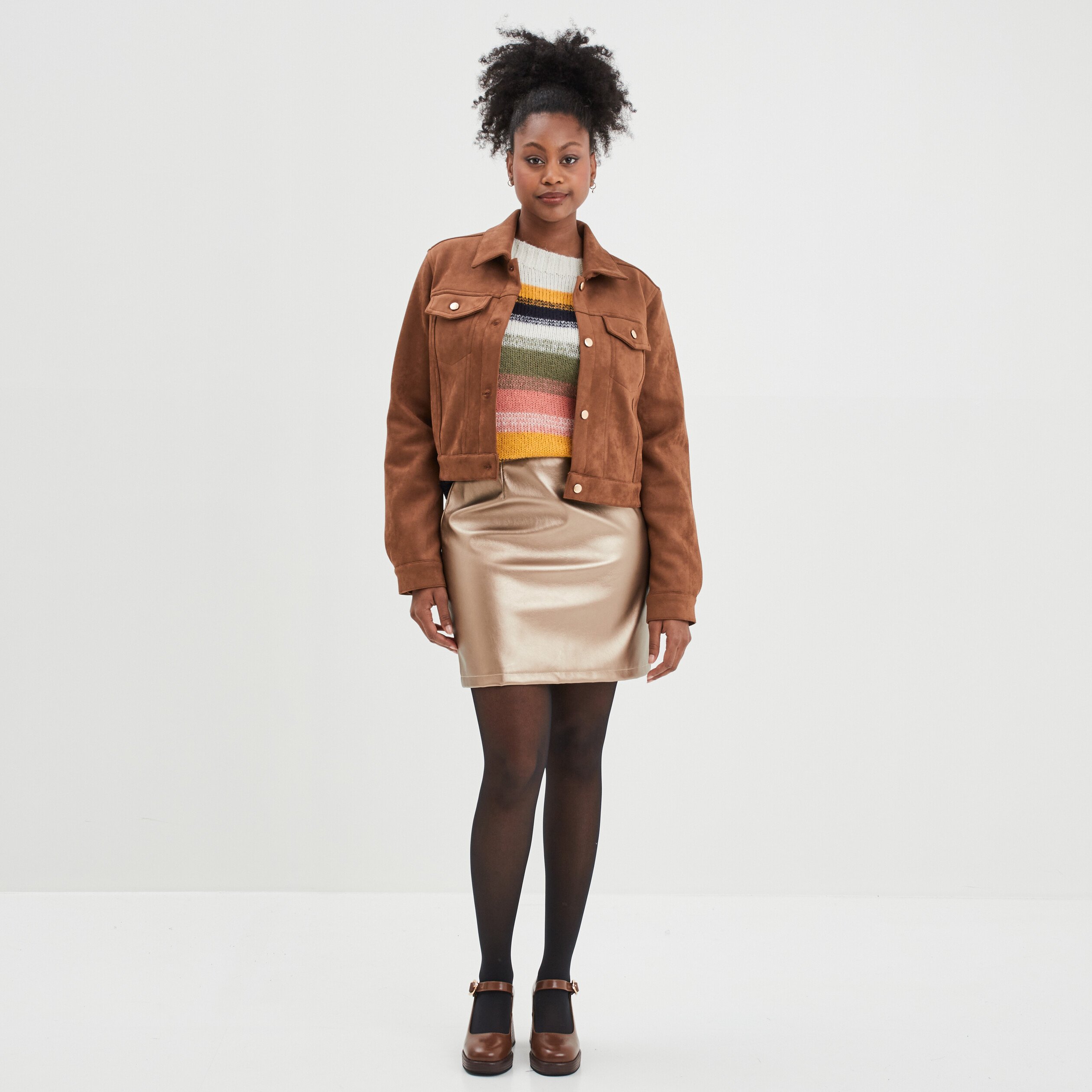 Pull manches longues blanc femme | La Halle